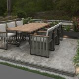 طراحی نشیمن روف گاردن